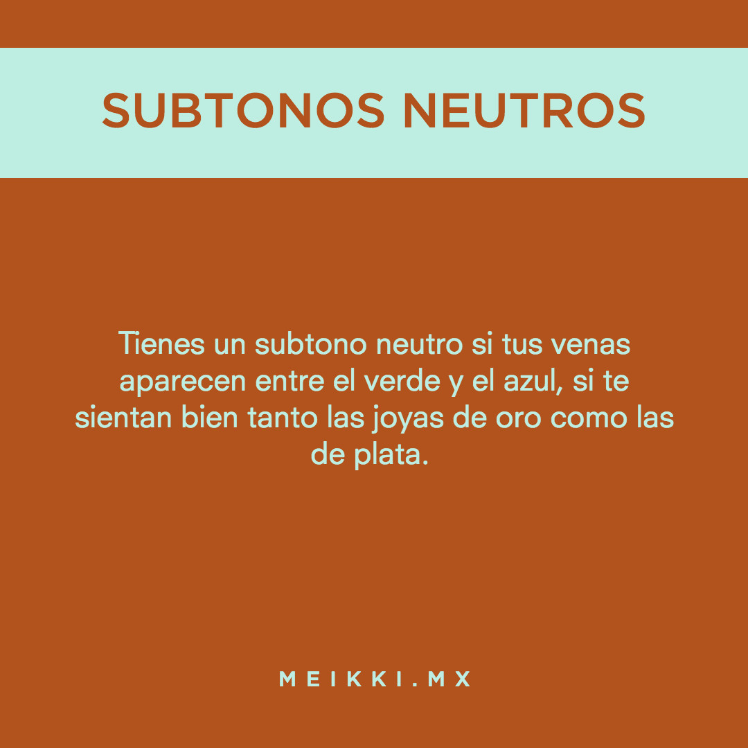 ¿Cómo Saber Cuál Es Mi Subtono De Piel?